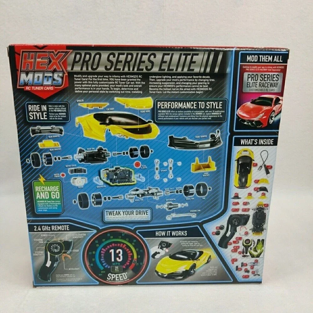 Hexbug Premium Hex Mods Customizable RC Tuner Car Performance Trim Package 30+ - Picture 7 of 11